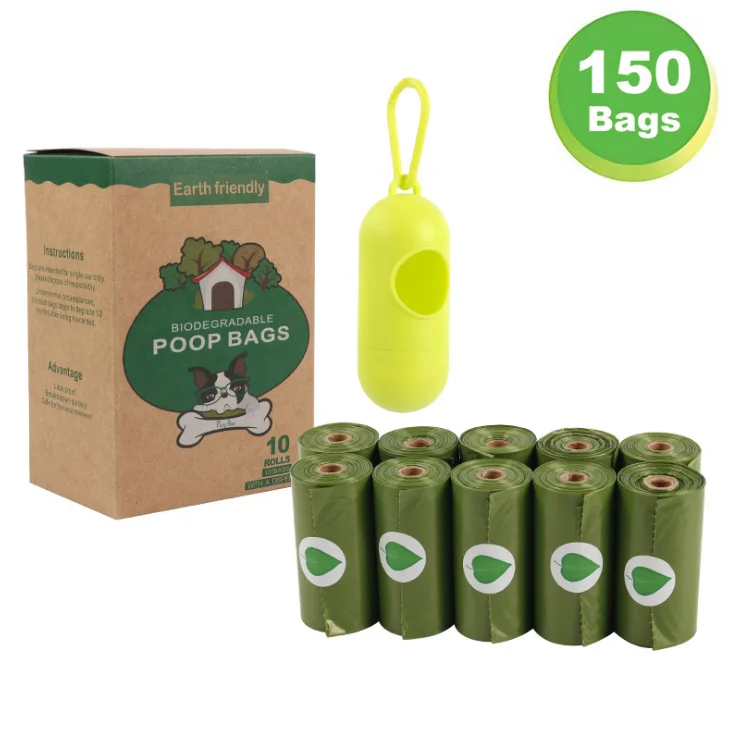 

Portable home dog poop bags biodegradable compostable pet poop bag pet biodegradable poop bag