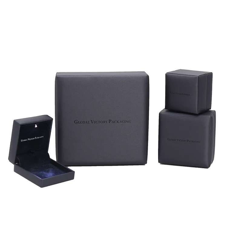 

High End Engagement Ring Box Packaging for Jewelry Big Jewellery Box