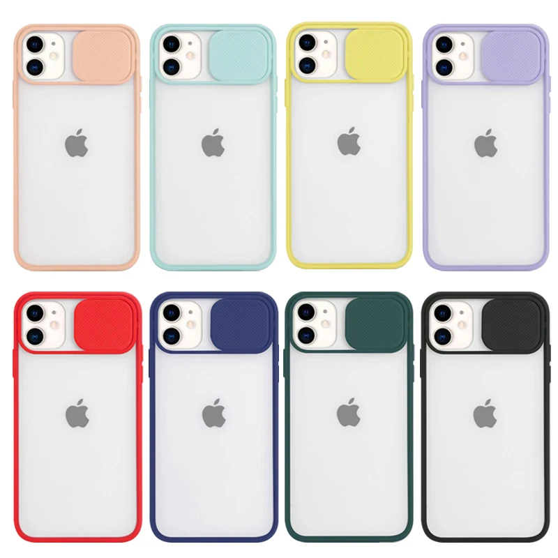 

Camera Lens Protection Phone Case on For iPhone 13 11 12 Pro Max 8 7 Plus Xr XsMax X Xs SE 2020 12 Color Candy Soft Back Cover