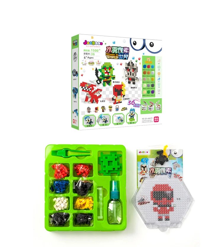 
Jandoon Best selling Water Fused Cubes Educational Puzzle Toy Craft DIY Kit Toys for Children 