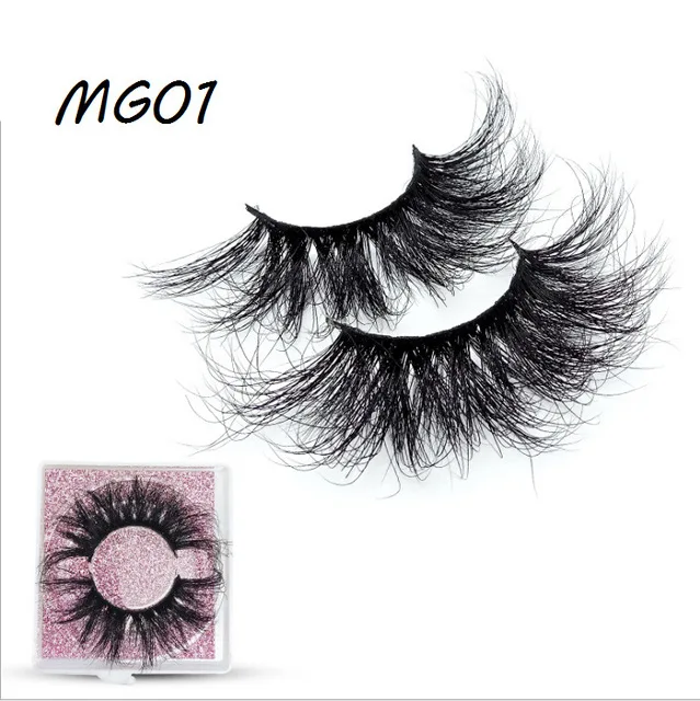 

Handmade fluffy 25mm 27mm 3d 5d wispy siberian mink eyelashes for eyes makeup