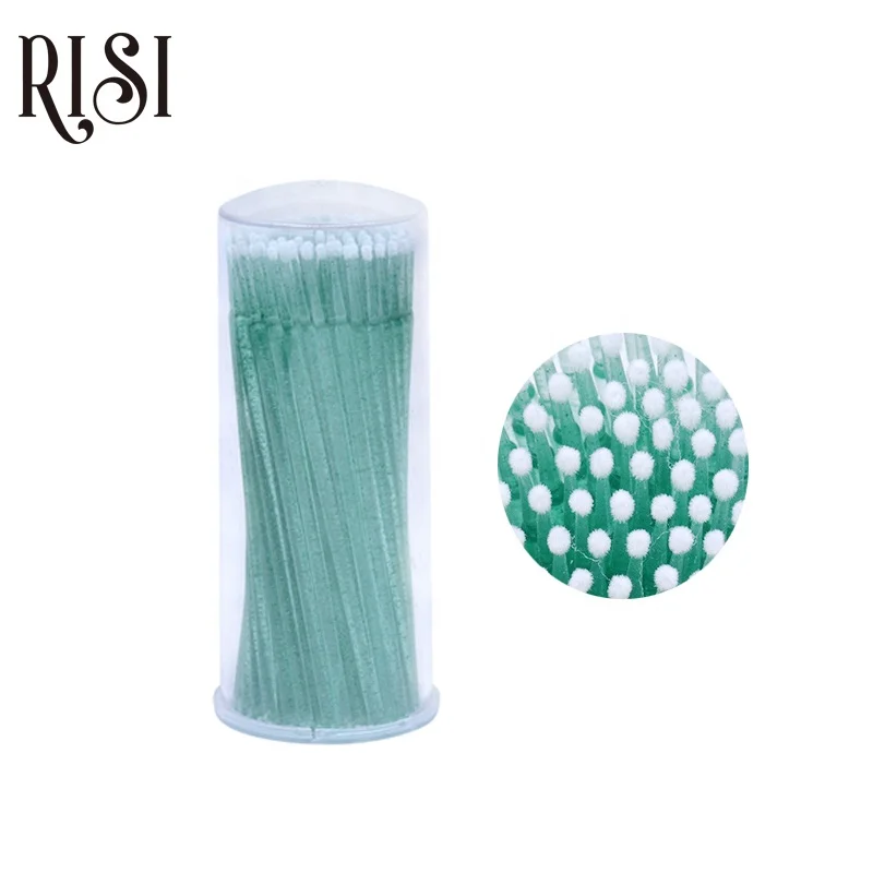 

RISI Eyelash Extension Tools Micro Swabs Eyelash Extensions Own Brand Eyelash Micro Swab Factory Supplier Disposable Micro Swab