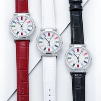 

Watch-2 Xuping Crystal From Swarovski women luxury rhodium plated crystal fashion wrist watch