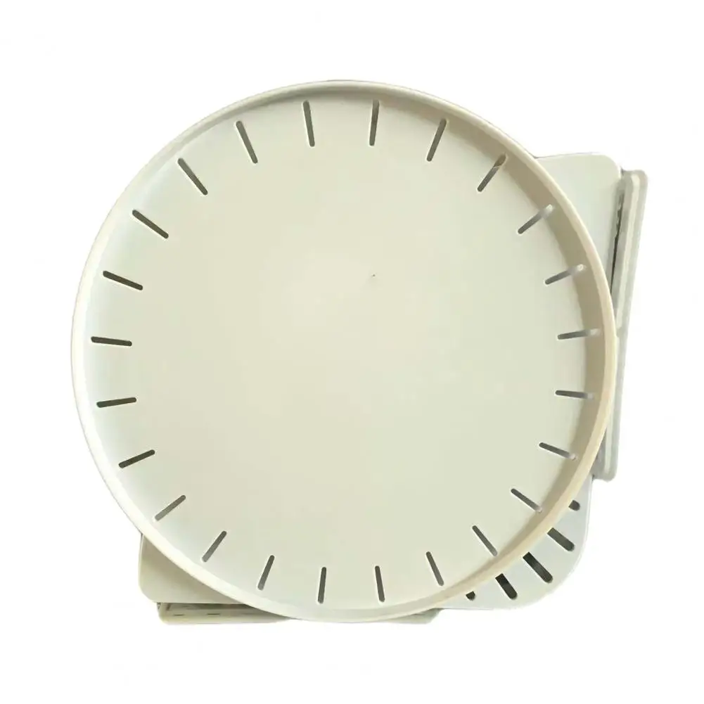 

MultiFunction Storage Rack Rotating Shelf Storage Spice Holder Perforated Tray for Bathroom Kitchen Fridge Cosmetics Makeup, White