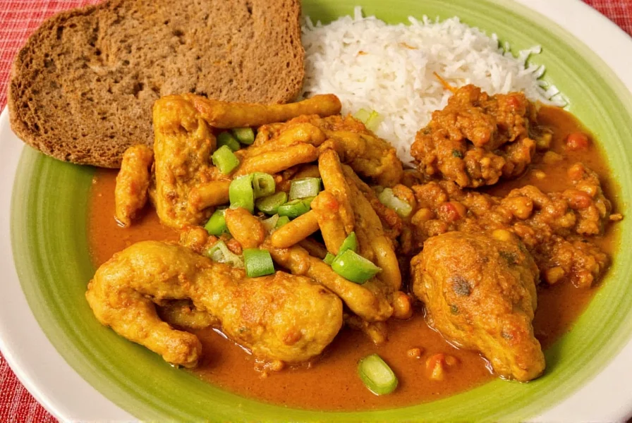 Trinidad Roti Wrap with Chicken Curry