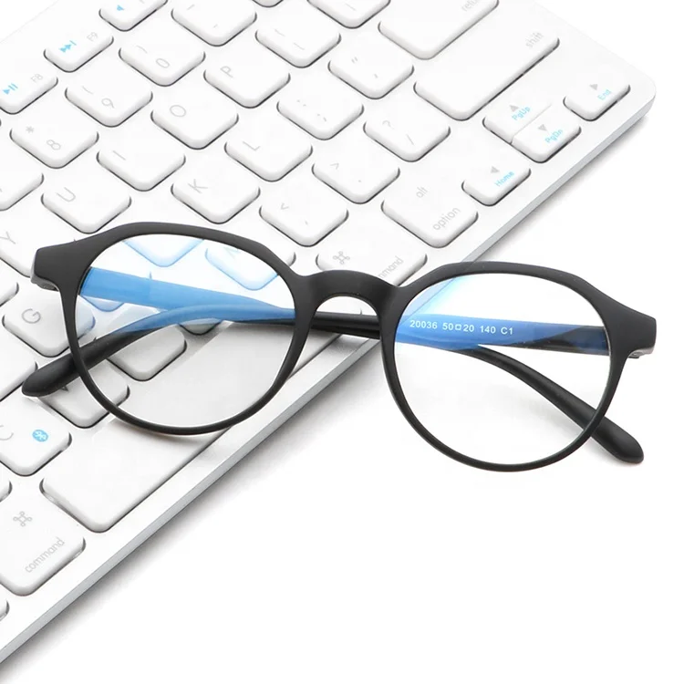

Wholesale Hot Sale New Fashion TR90 Unisex Irregular Anti Blue Light Blocking Glasses Computer Blue Light Eyeglasses Frames