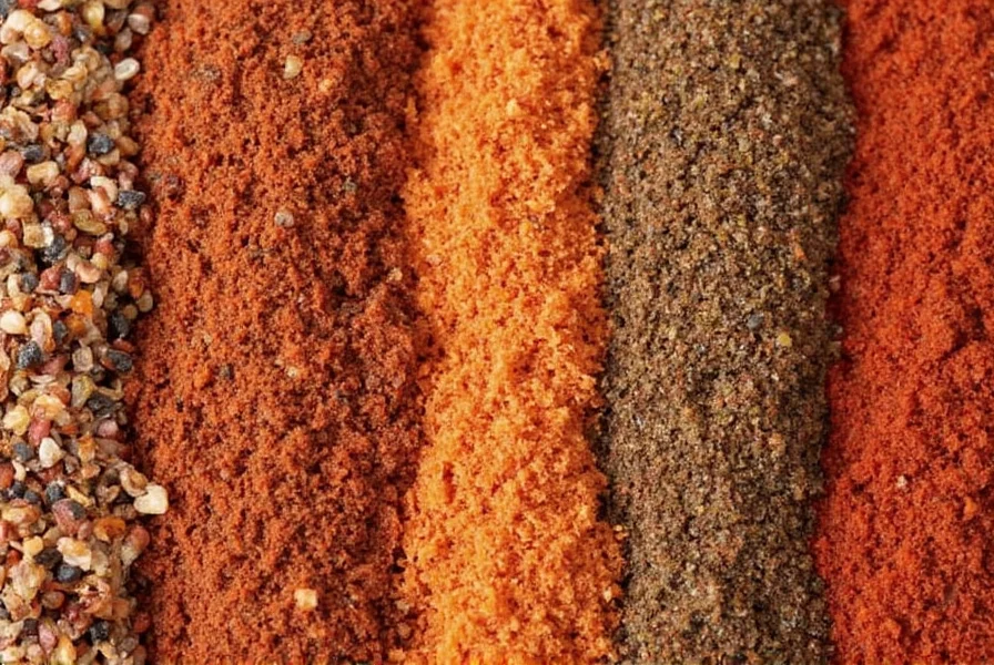 Homemade Texas rub ingredients