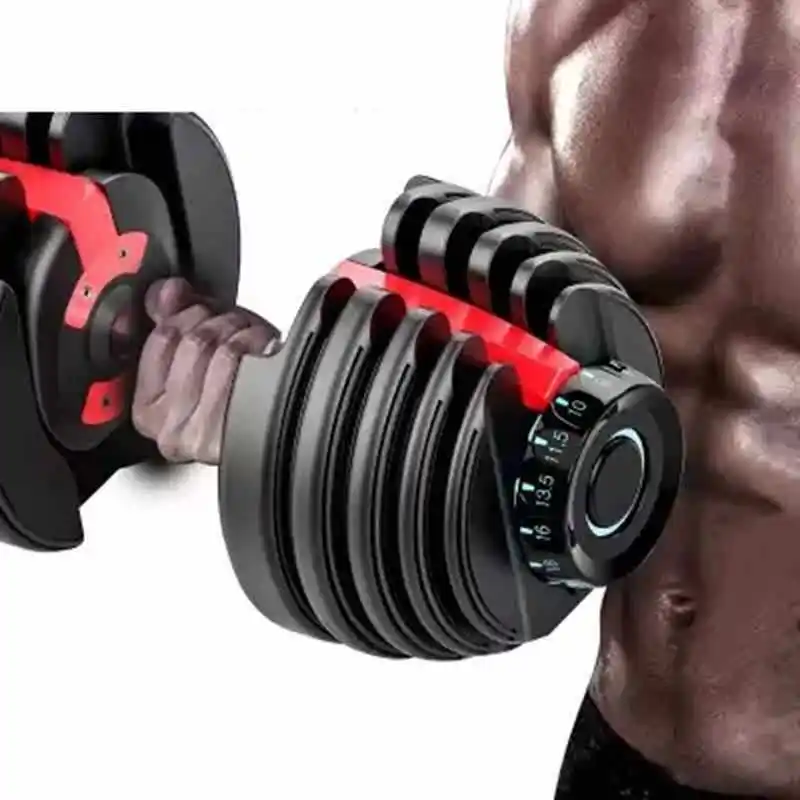 

Adjustable dumbbell 24kg 40kg 52.5lb 90lb home gym fitness dumbbell adjustable weight lifting adjustable dumbbell set