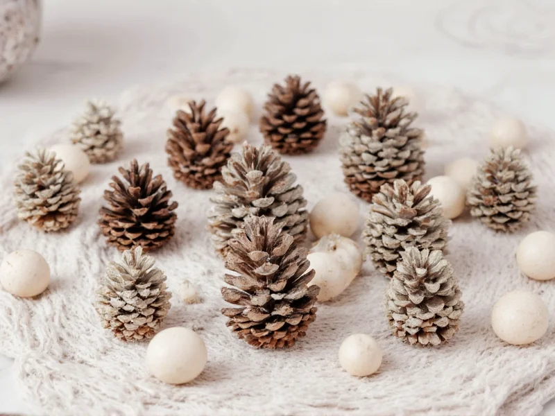 christmas crafts using pine cones