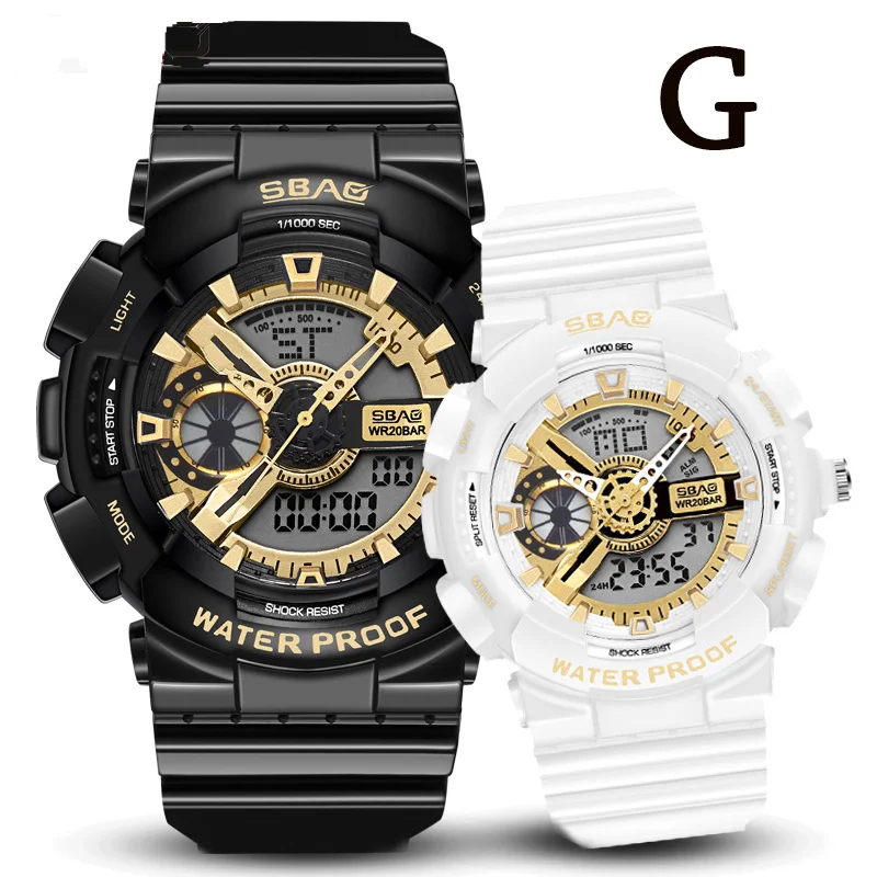 

Best selling G style Japanese watch brand with alarm luminous digital sport watch for men& women