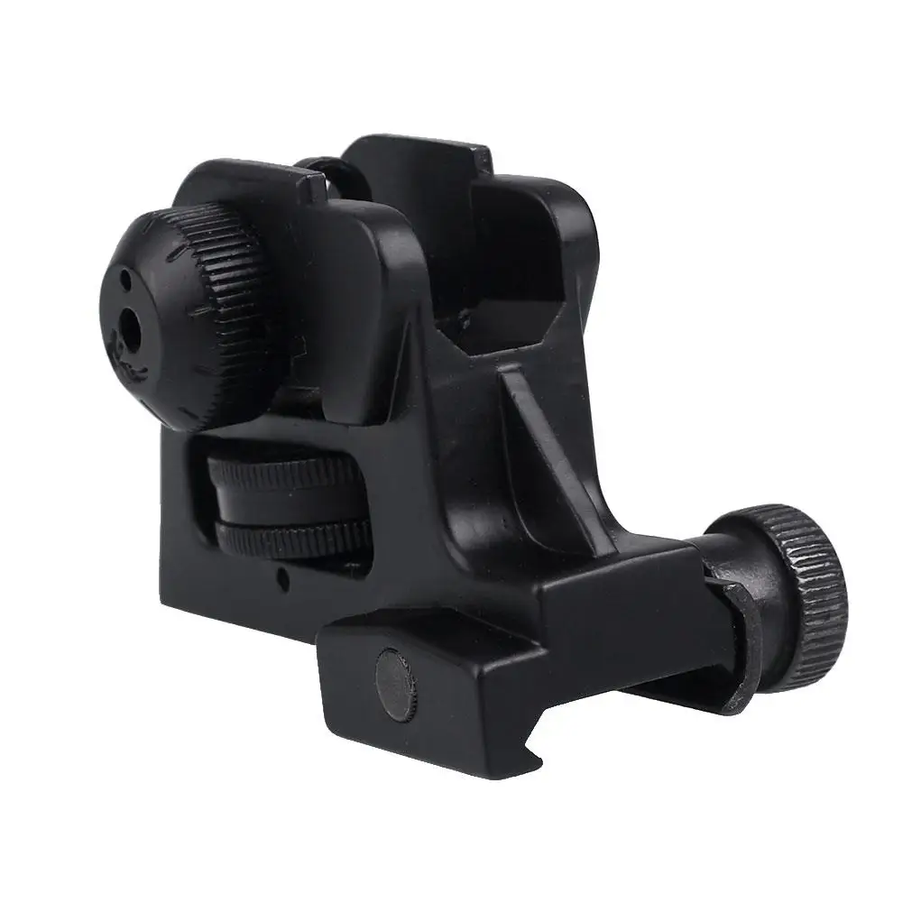 

Metal High Profile Detachable Front Sight and Dual Apertures A2 Rear Sight, Black