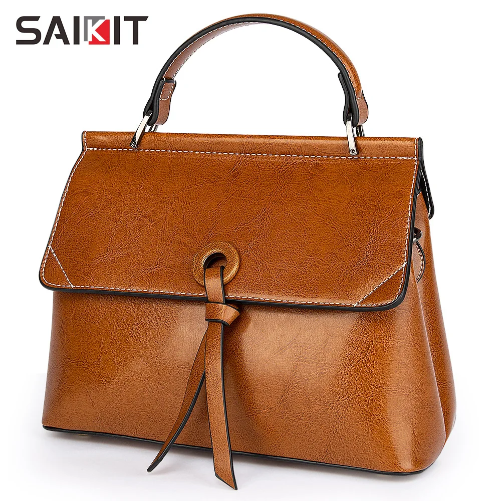 

2020 New Tote Fashion crossbody Handbag Genuine Leather Bags classic Retro latest purse women hand bags