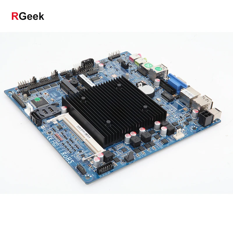 

RGeek Desktop Custom Industrial Mini PC Mainboard M/B J1900 Mini ITX Motherboard mini pc board