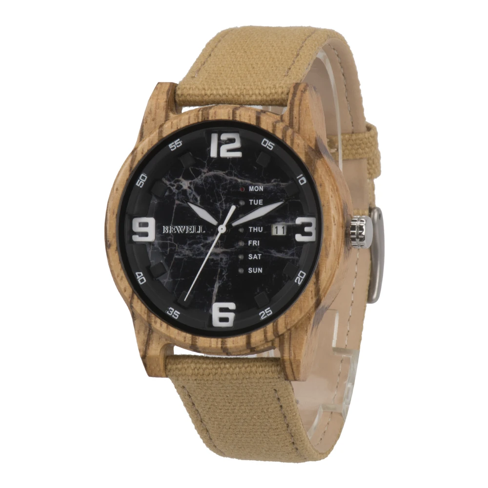 

Professional Factory Wooden Watches for Men Bewell OEM Watch Brand Watches Men