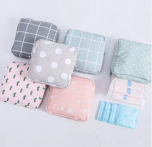 

Fashion Women Small Cosmetic Bags Travel Mini Sanitary Napkins Make Up Coin Money Card Lipstick Storage Pouch Purse Bags