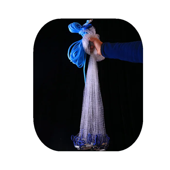 

Drawstring Cast Net Commercial Fishing Series Casting Net Hand Throwing Net