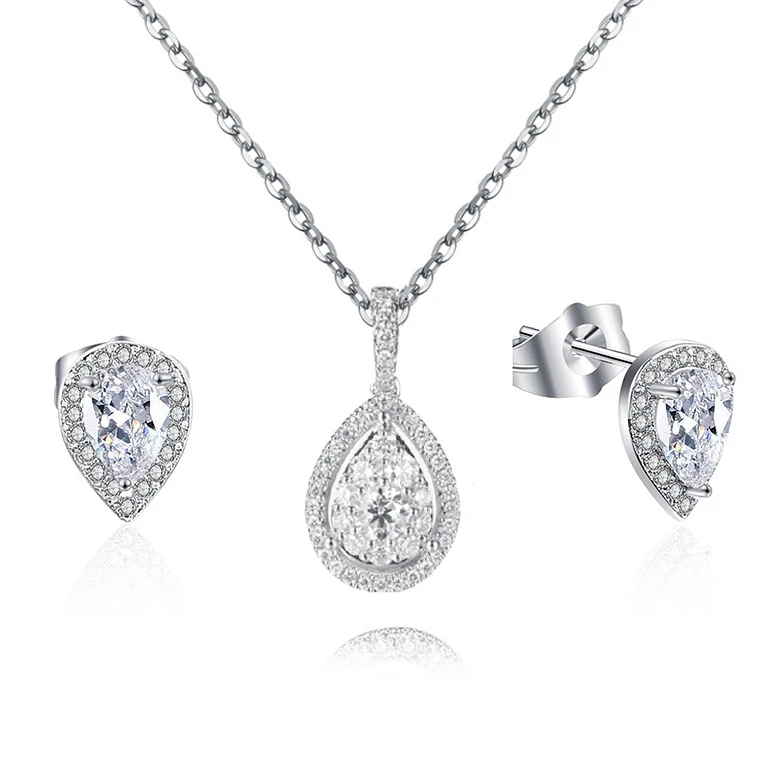 

CAOSHI Lovely Angel Teardro Bridesmaid Wedding Women Cute Teardrop Jewelry Set