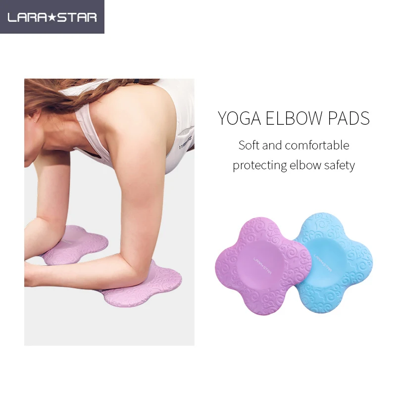 

EVA Yoga Disk Pad 2PCS Workout Balance Pad Cushion Foam Yoga Eliminate Knee Elbow Plank Exercise Yoga Pad, Blue/pink