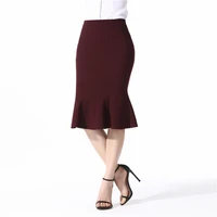 

OEM New release ladies long floral skirt women pencil skirt peplum