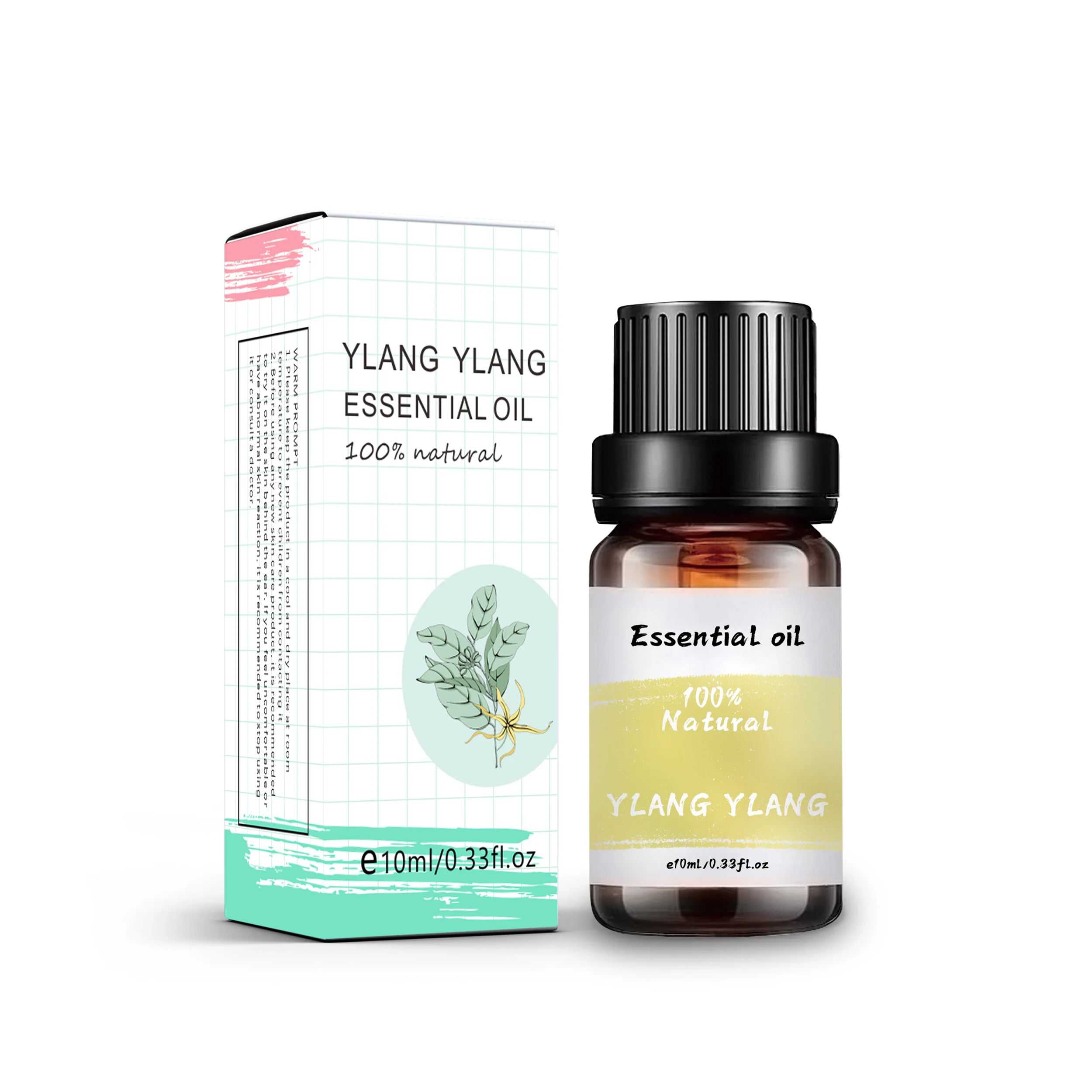 

Organic Aromatherapy oil Private Label 100% Natural Flower Oil Ylang ylang fragrance oil for Diffusers Bulk Price Bottle10ml