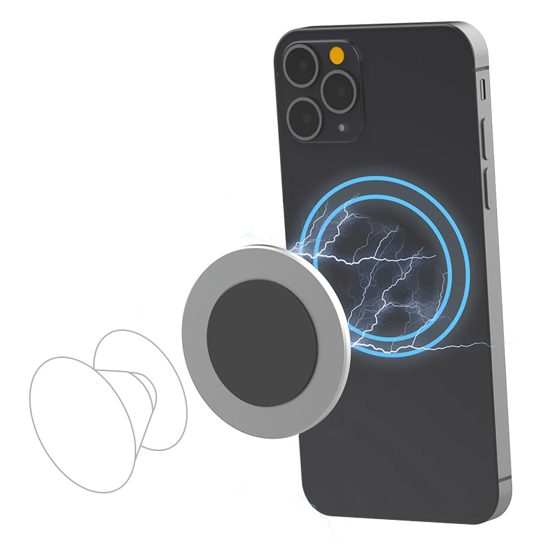 

Phone Grip Holder easy touch Magsafing Sticky Circle Metal Plate for Magsafing Iphone 13 12 pro max