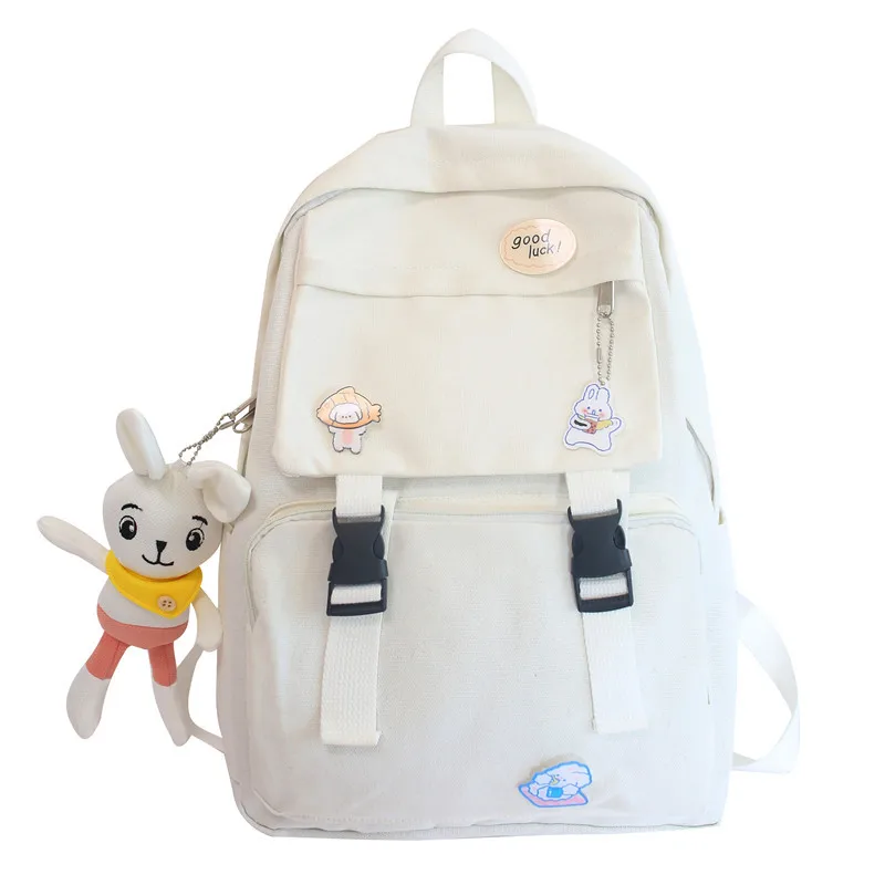 

School Bag Canvas Travel Large Capacity Mountaineering Bag Backpack For Ladies