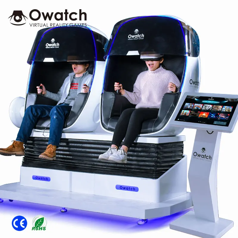 Factory Price Best Quality Virtual Reality 2 Seats VR Amusement Game 9d Cinema Simulator With 9d Glasses