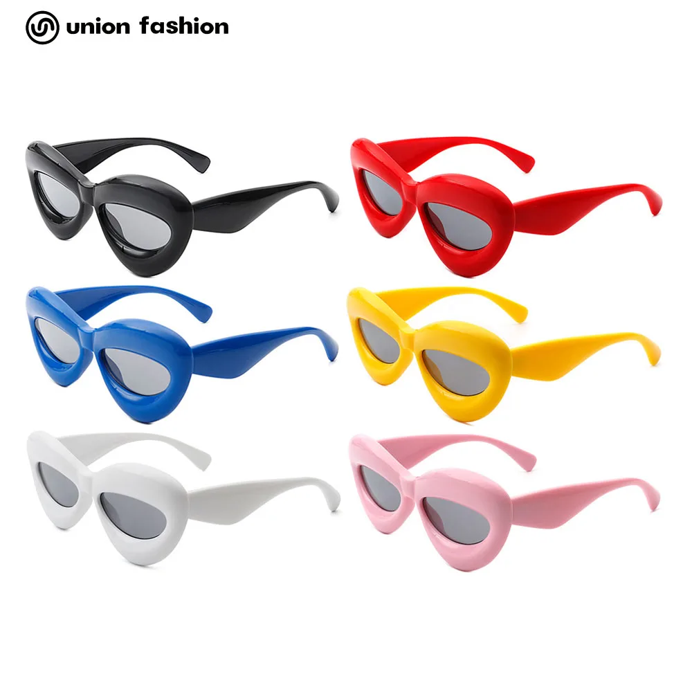 

New European And American Party Fashion Lips Shape Wholesale Cat Eye Frame Sunglasses Women Men