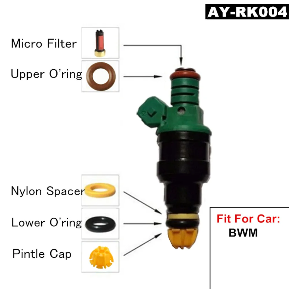 150pcs Universal Injector Rubber Oring For Asnu08c Gb3100 Orings For