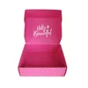 Wholesale custom montly subscription makeup mailer box corrugated paper box postal packaging clothing and scarf