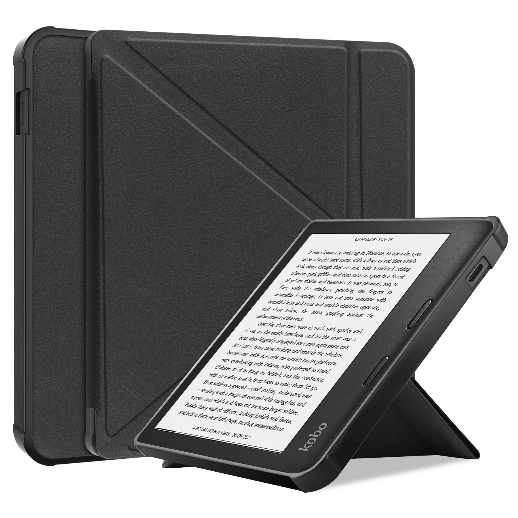 

Cover Case For Kobo Libra 2 Protective Cover For Kobo Libra 2nd Gen 2021 e-book TPU Soft Case with automatic sleep/wake function, 12 colors