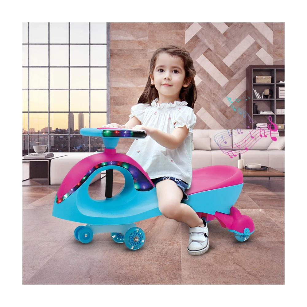 

High quality kids twist car with music and light function