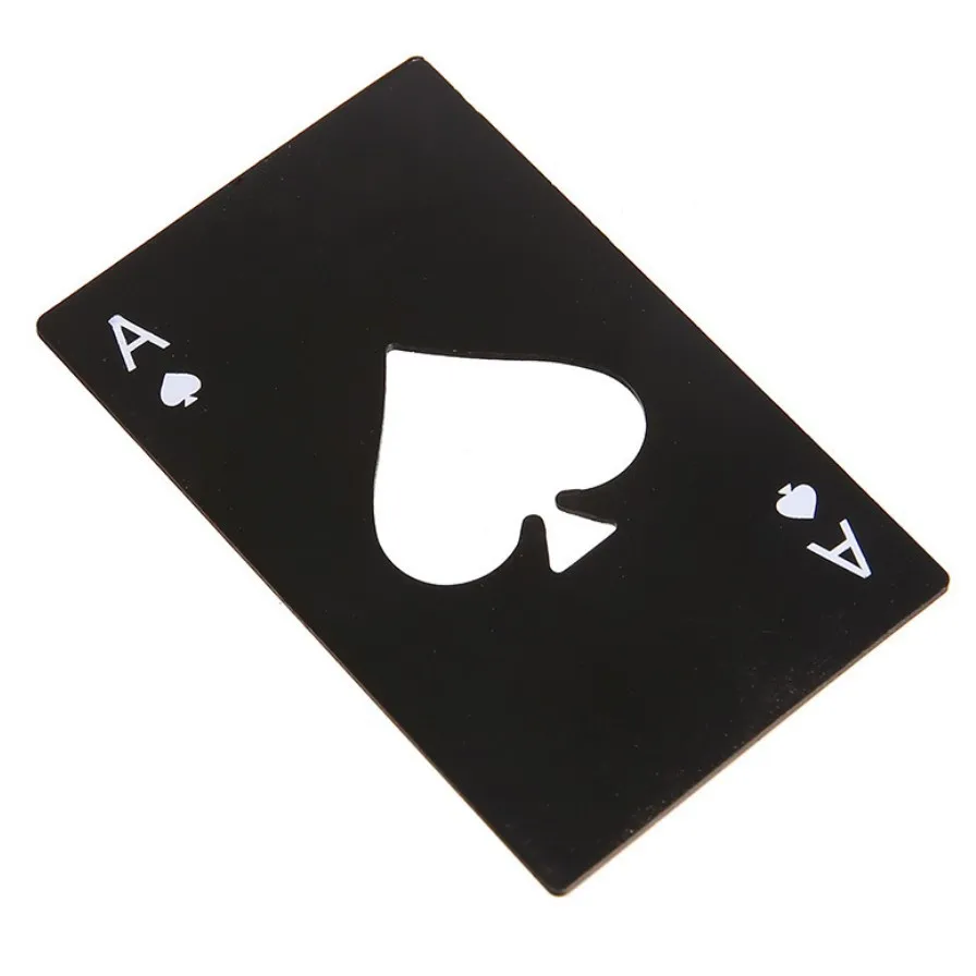 

Wholesale Square Metal Creative Spades A Type Credit Card Bottle Opener