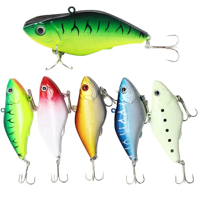 

OEM and On Stocks freshwater lures vib hard baits ringing beads fishing supplies 7cm 13g VIB lure, 5 colors