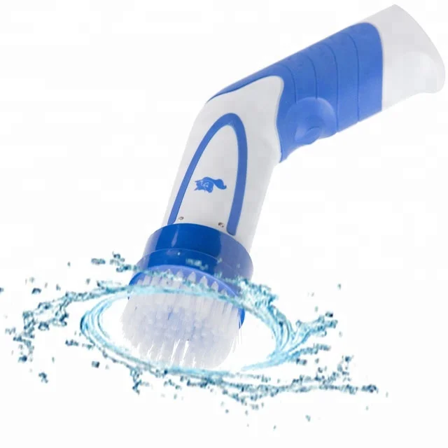 

7.2V Li-ion electric bath shower dish scrubber for house cleaning handheld cordless handheld waterproof, Blue