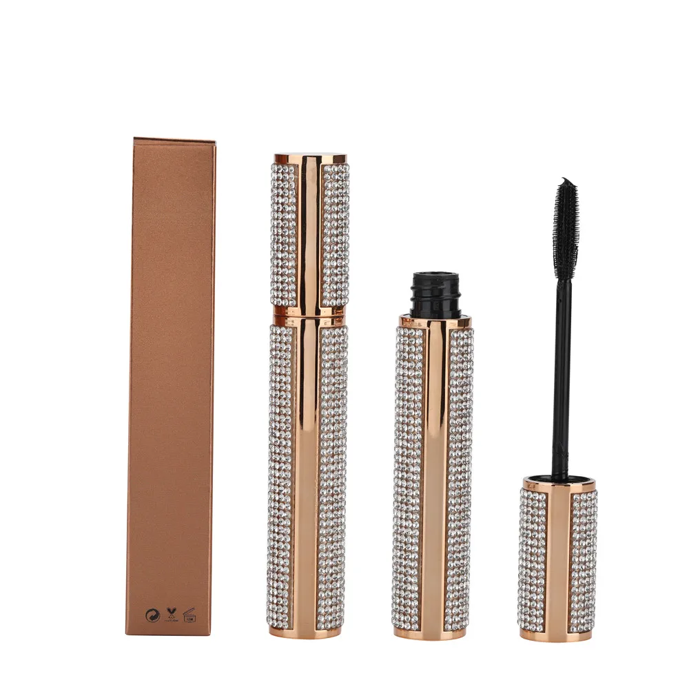 

mascara private label Diamond tube mascara cream waterproof, sweat-proof, non-dudy, thick curling 4D mascara without logo