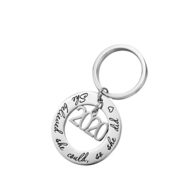 
Stainless Steel Keyring Chain macrame metal Keychains for Girl Women 