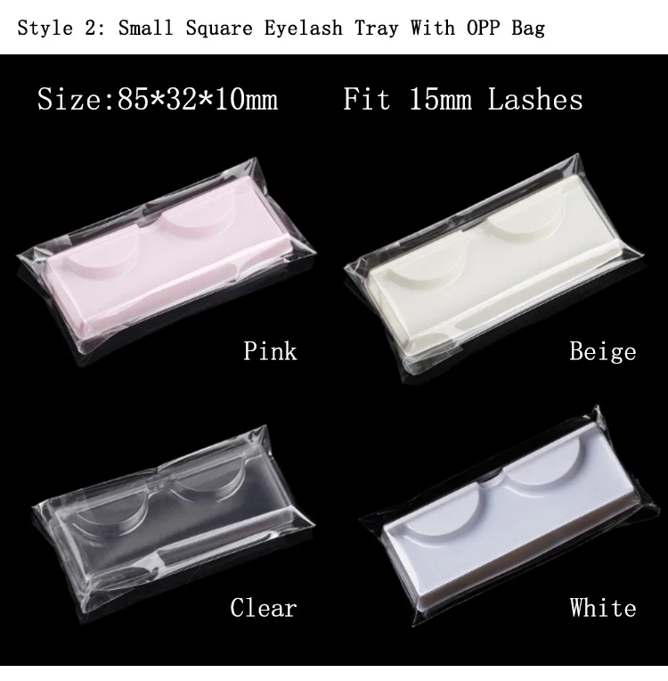Wholesale Lash Trays Plastic Acrylic Clear Eyelash Tray Holder Fit For