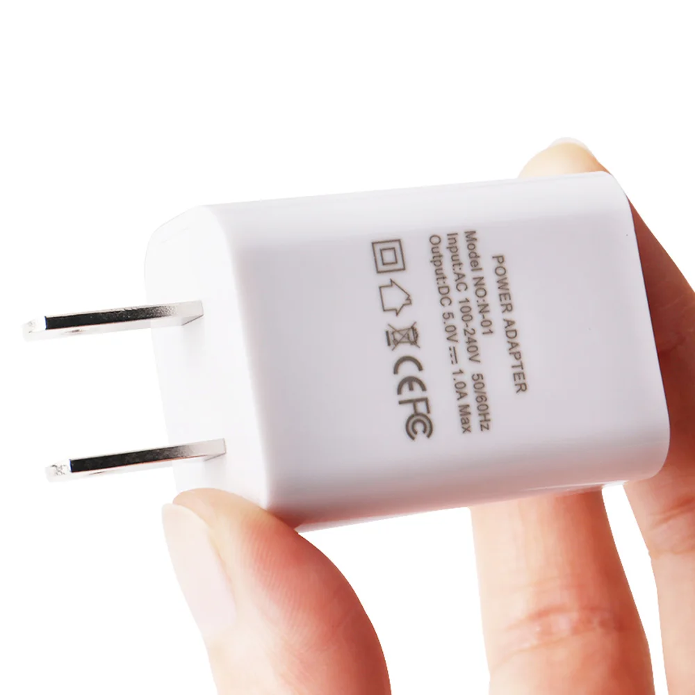 

5v 1a Usb Wall Charger Micro Usb Travel Charger With Single Port, EU US Plug Charger For Smart Phone, White or odm