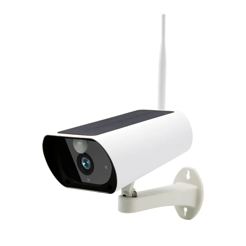 1080P Aluminum Alloy Remote Video Voice Intercom CCTV Products Solar Wireless IP Camera with MIC