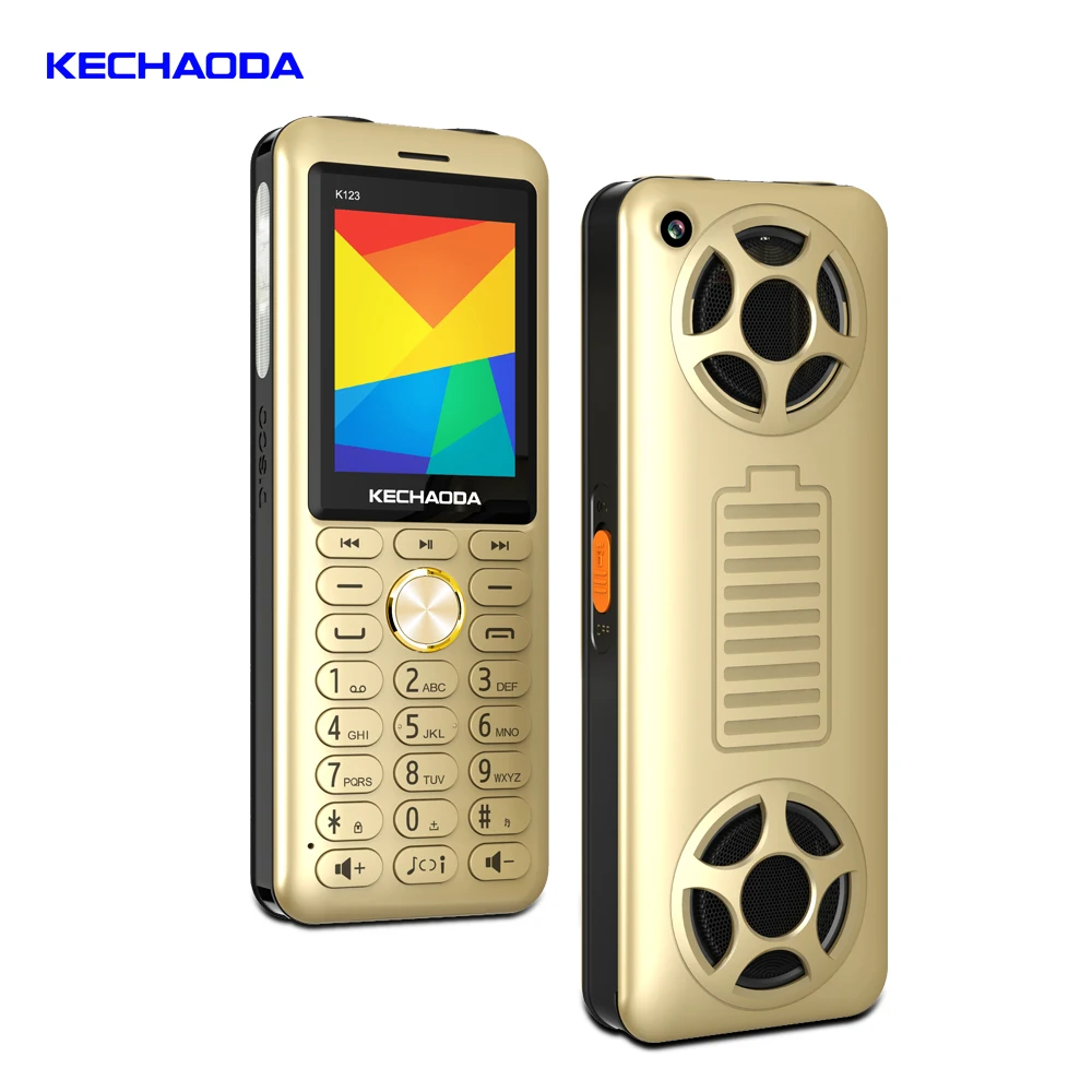 

Kechaoda K123 cheap 2.8inch big battery dual speaker mobile phone
