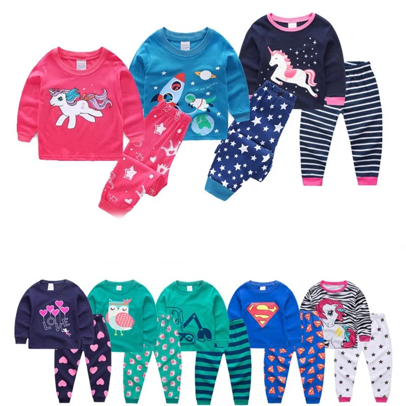 

OXGIFT wholesale baby pyjamas enfant kids pyjamas 100% cotton pajamas