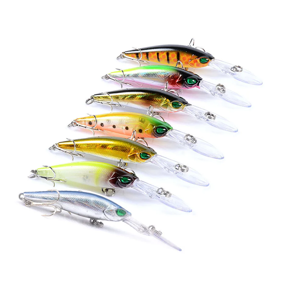 

Jetshark 9.4cm/6.2g 7 Colors Artificial Bait Hard Minnow Baits floating water popular Minnow Fishing Lure