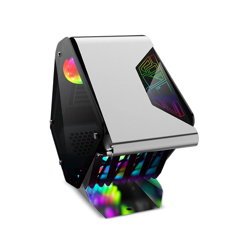

New pattern best case tempered glass computer cases towers, Customized color
