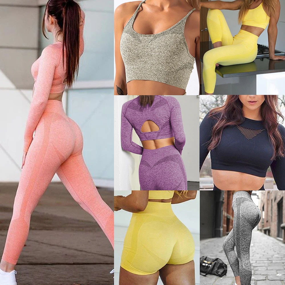 

Wholesale custom LOGO quick dry Fitness Sports Bras leggings Gym Fitness Sets Yoga Wear
