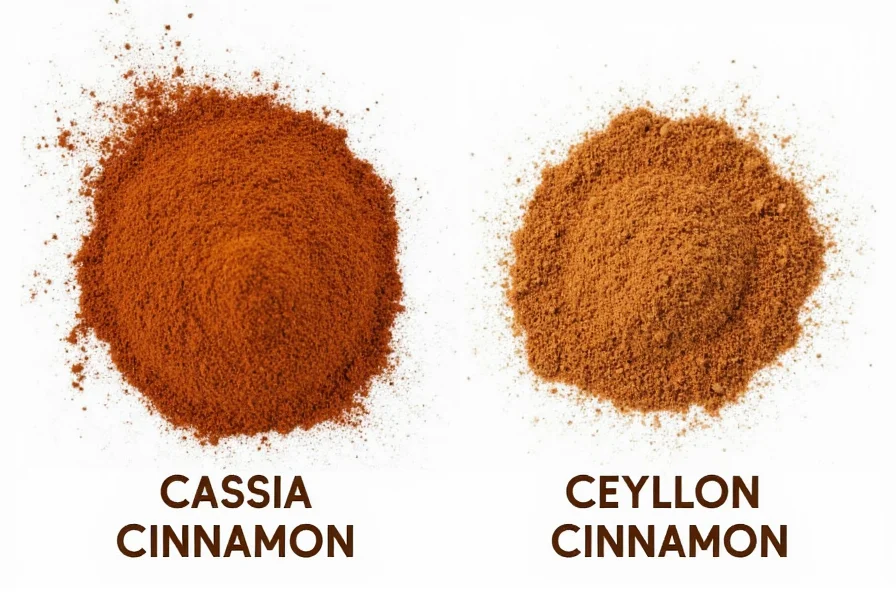 Cassia Cinnamon vs Ceylon Cinnamon Comparison Table