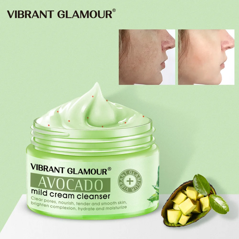 

VIBRANT GLAMOUR AVOCADO face Cream Deep Pore Cleanser Moisturizing Whitening Anti Wrinkle Plants Body Care cream