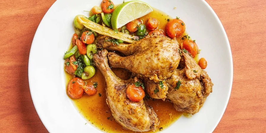 Za'atar and garlic powder marinated chicken