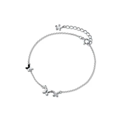 

2020 Fashion Women Bracelets Butterfly Jewelry Flower Silver 925