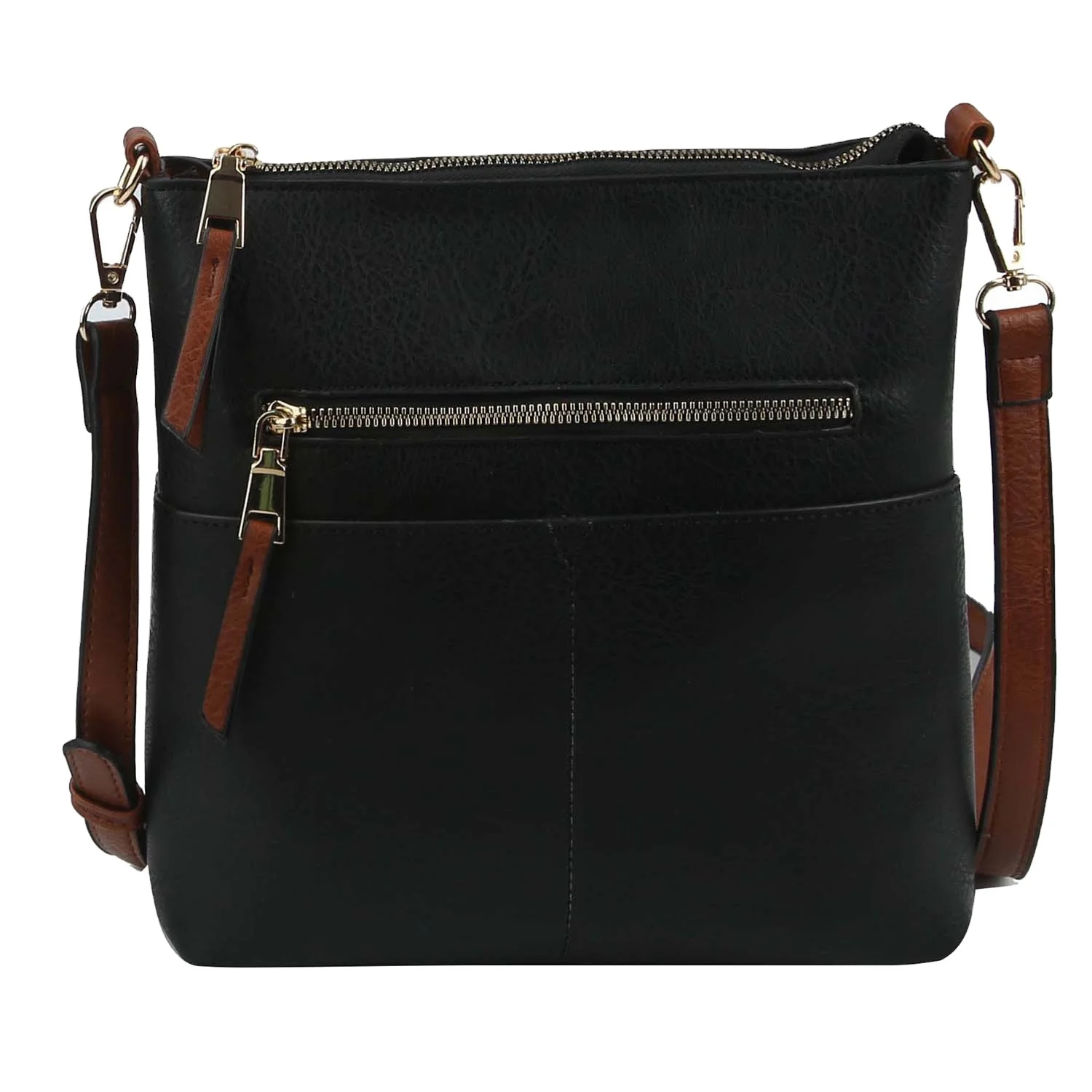 

New products 2021 unique arrivals handbag hardware zipper pulls gold crossbody bag for women